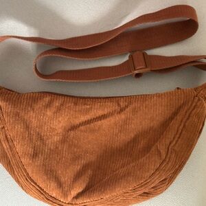 Cordoroy rust colour crossbody